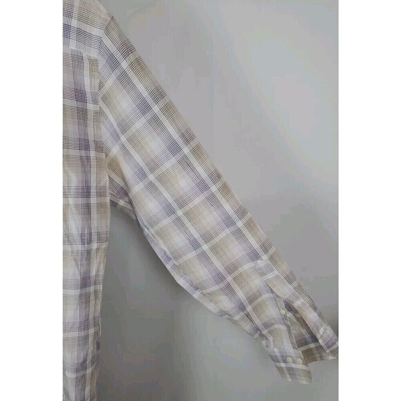 Peter Millar Shirt Mens Medium Button Up Long Sleeve Plaid Preppy Adults - Picture 8 of 10